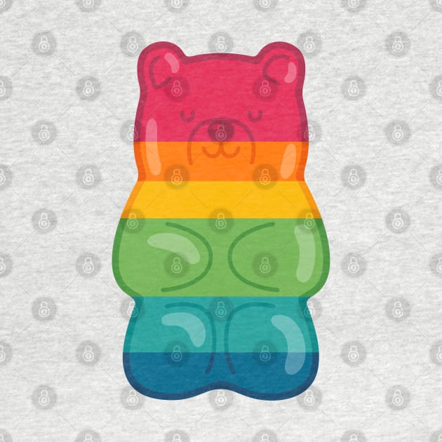 Rainbow Gummy Bear by AndyWestface